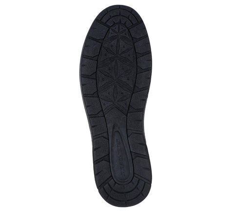 Pantofi sport, barbati, SKECHERS GARLAM- PRYOR 205234-BLK negru, piele ecologica